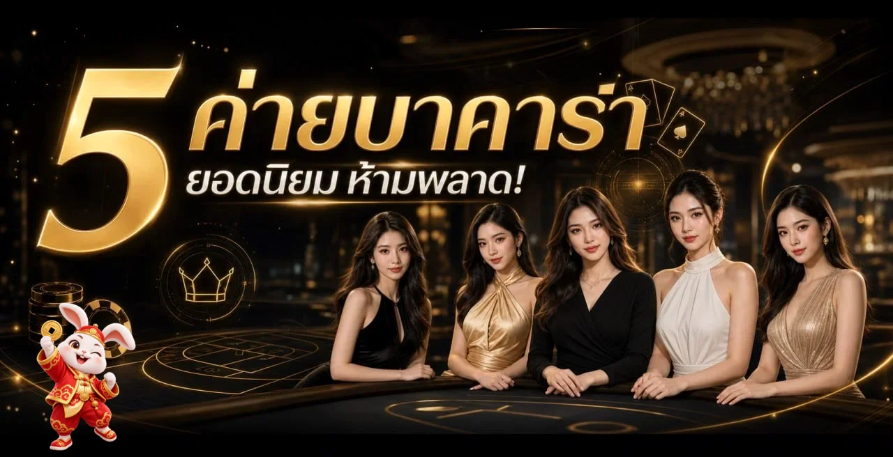 บาคาร่าออนไลน์ CROWN999A ห้าค่ายพร้อมมาสคอตกระต่าย